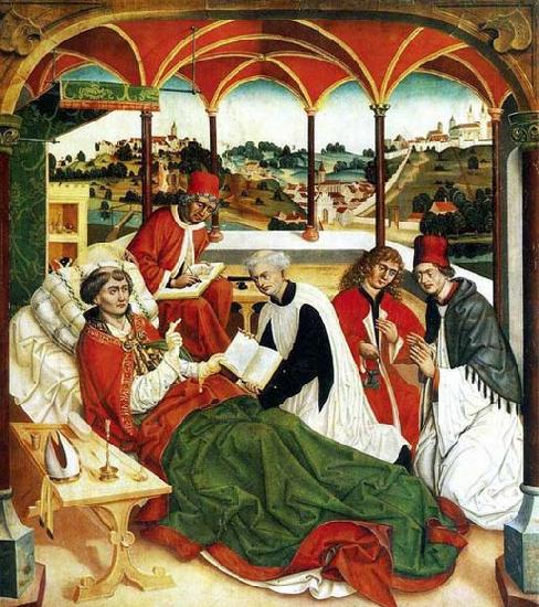 POLACK, Jan The Death of St Corbinian